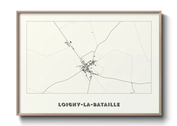 Une affiche de carte sur Loigny-la-Bataille