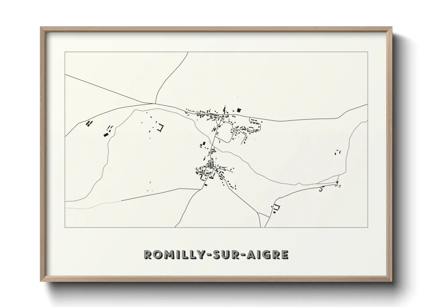 Un poster carteRomilly-sur-Aigre