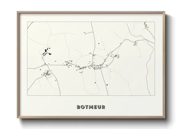 Une affiche de carte sur Botmeur