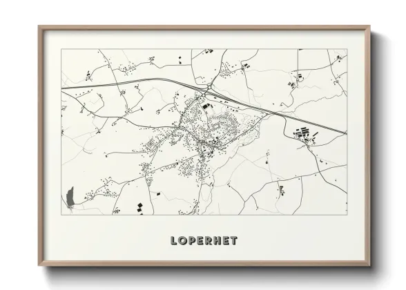 Une affiche de carte sur Loperhet