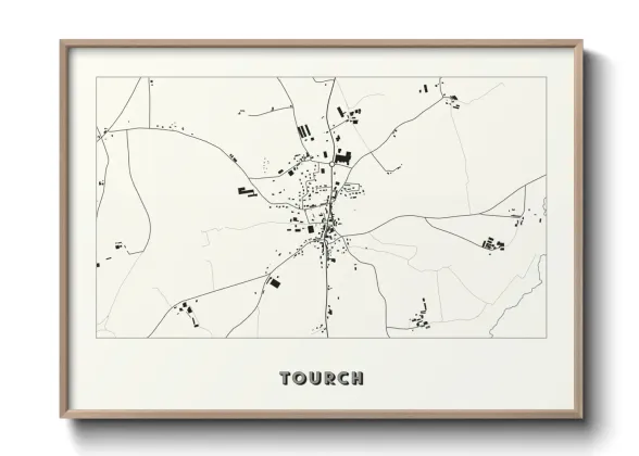 Une affiche de carte sur Tourch
