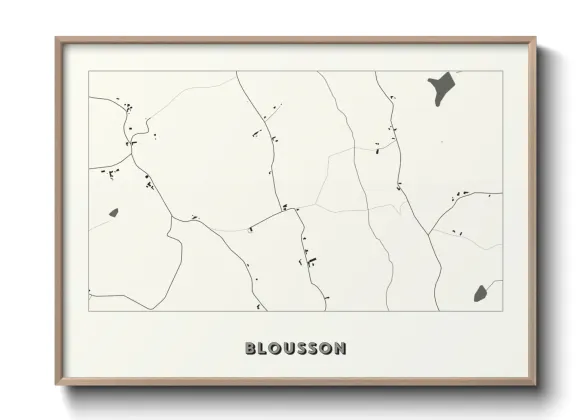 Une affiche de carte sur Blousson