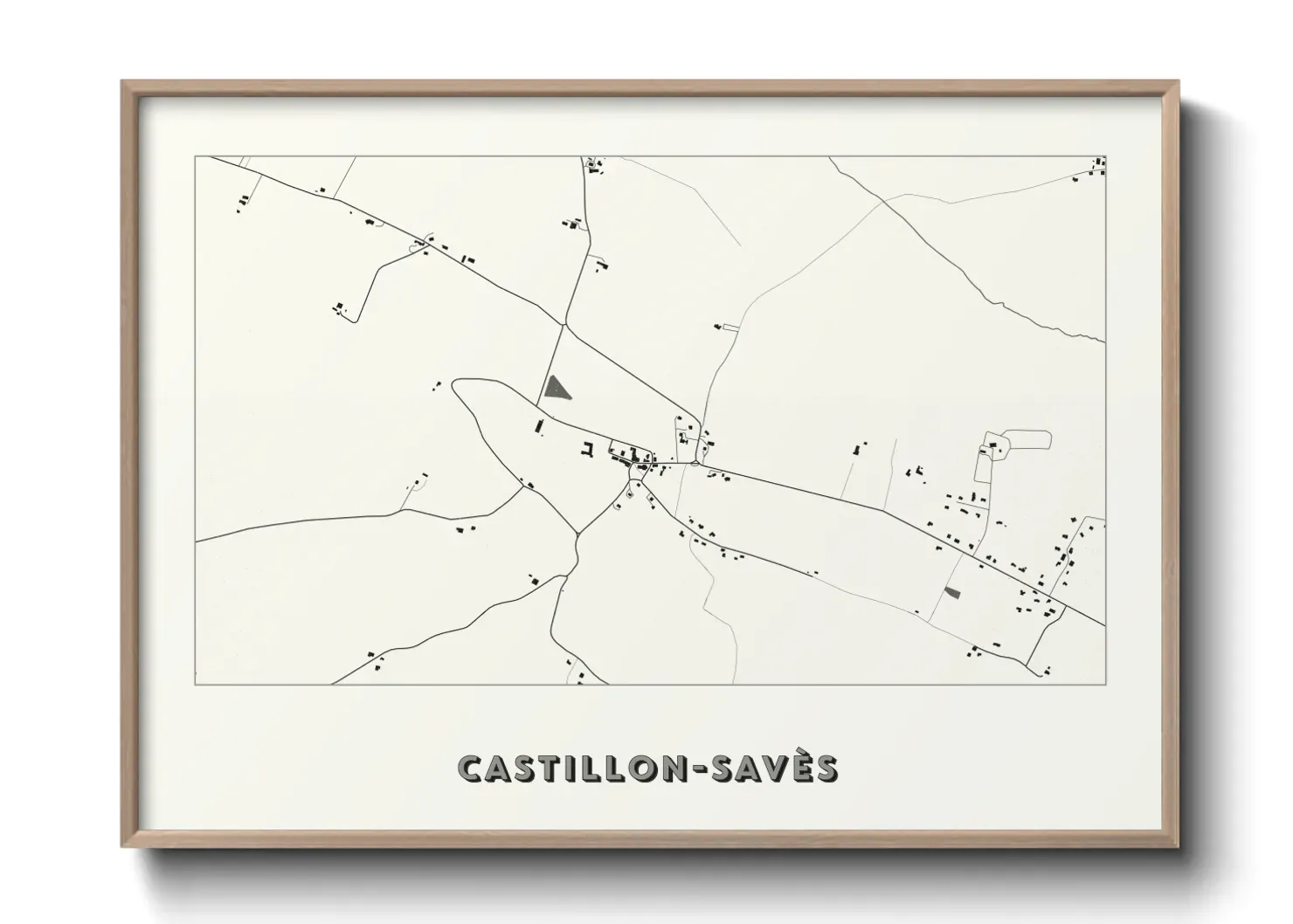 Un poster carteCastillon-Savès