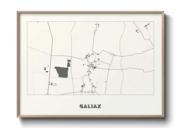Une affiche de carte sur Galiax