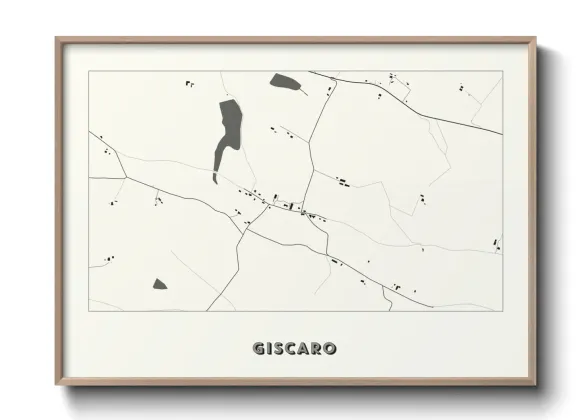 Une affiche de carte sur Giscaro
