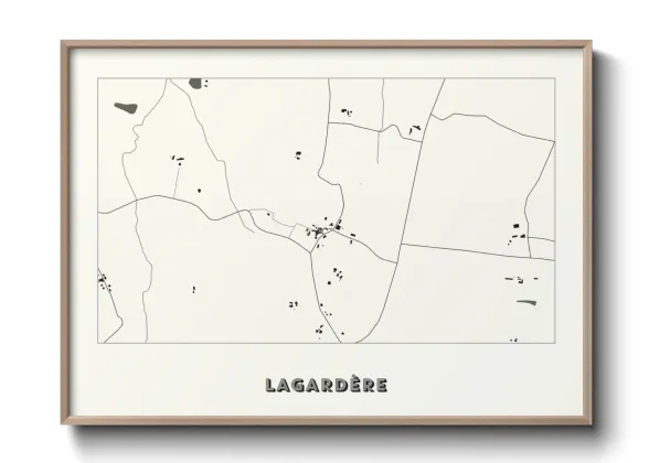 Une affiche de carte sur Lagardère