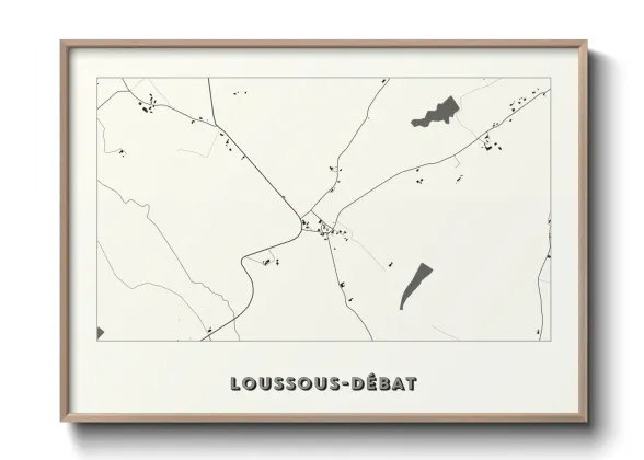 Une affiche de carte sur Loussous-Débat
