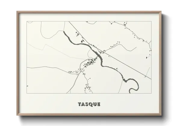 Une affiche de carte sur Tasque