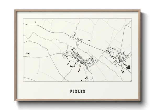 Une affiche de carte sur Fislis