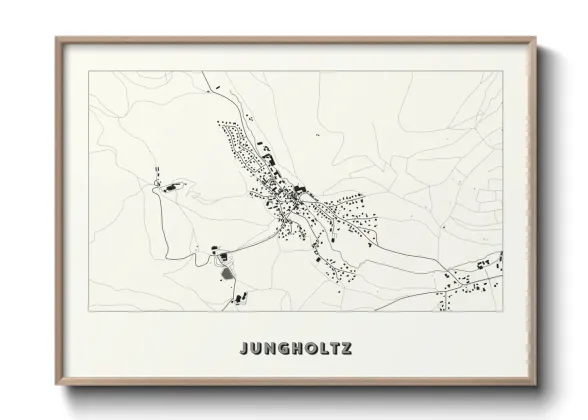 Une affiche de carte sur Jungholtz