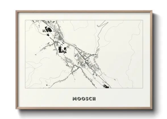 Une affiche de carte sur Moosch