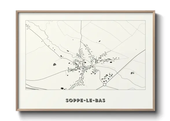 Une affiche de carte sur Soppe-le-Bas