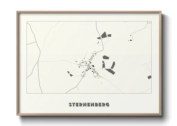 Une affiche de carte sur Sternenberg