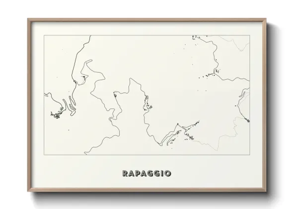 Une affiche de carte sur Rapaggio