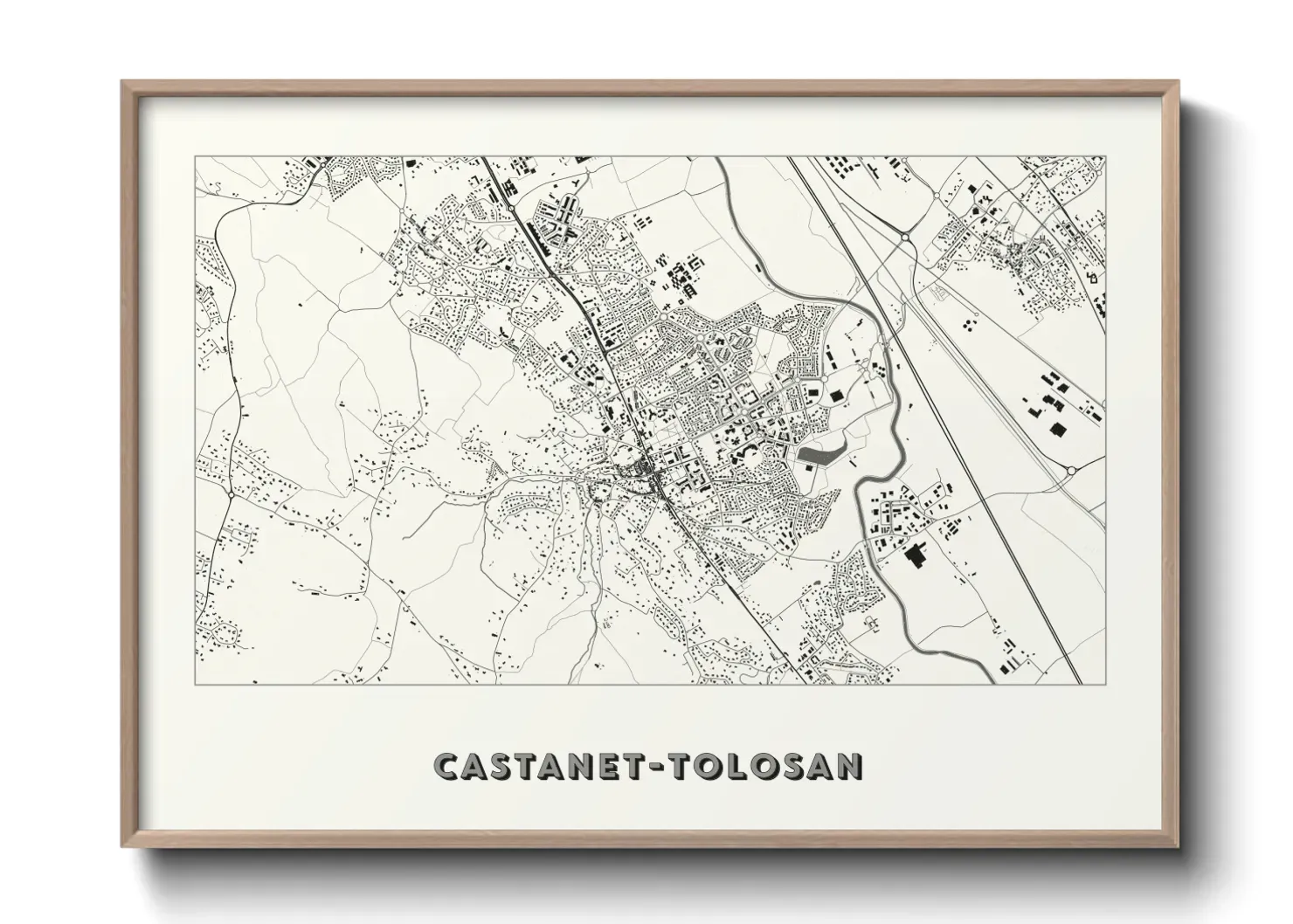 Un poster carteCastanet-Tolosan