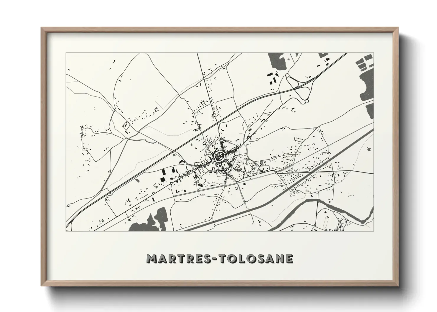 Un poster carteMartres-Tolosane