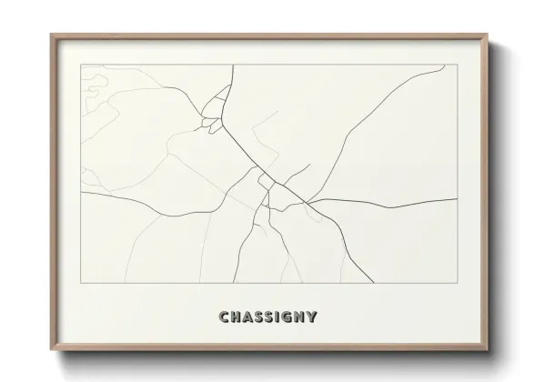 Une affiche de carte sur Chassigny