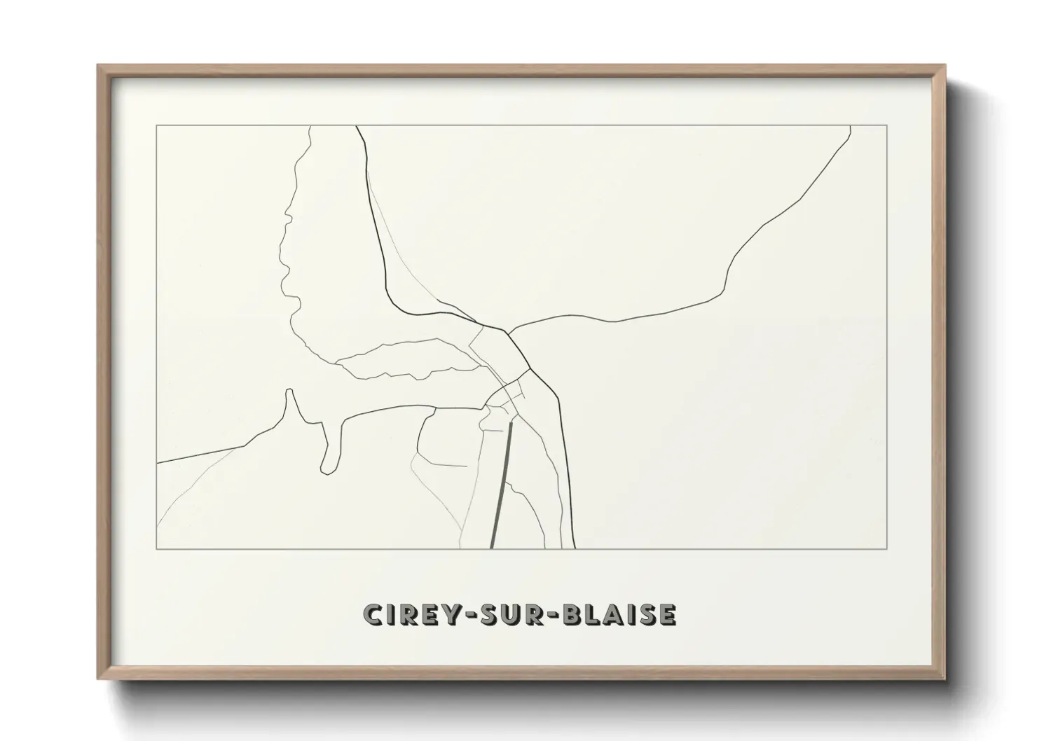 Un poster carteCirey-sur-Blaise