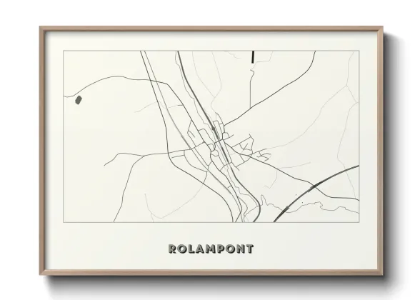Une affiche de carte sur Rolampont