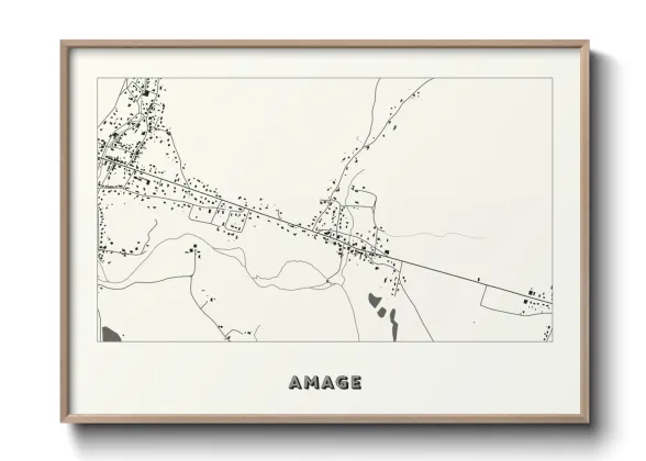 Une affiche de carte sur Amage
