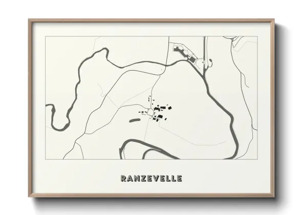 Une affiche de carte sur Ranzevelle