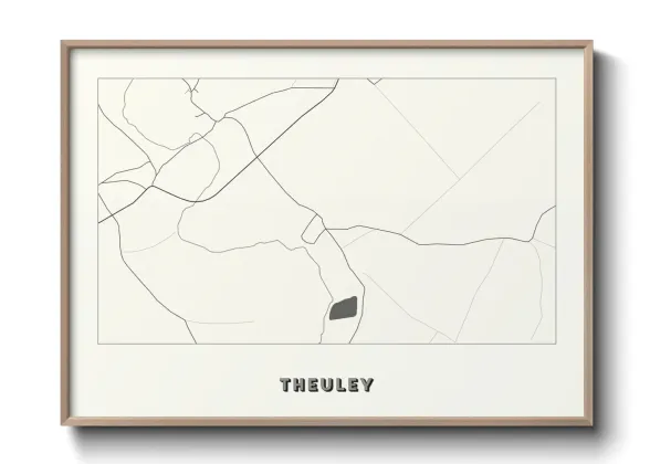 Une affiche de carte sur Theuley