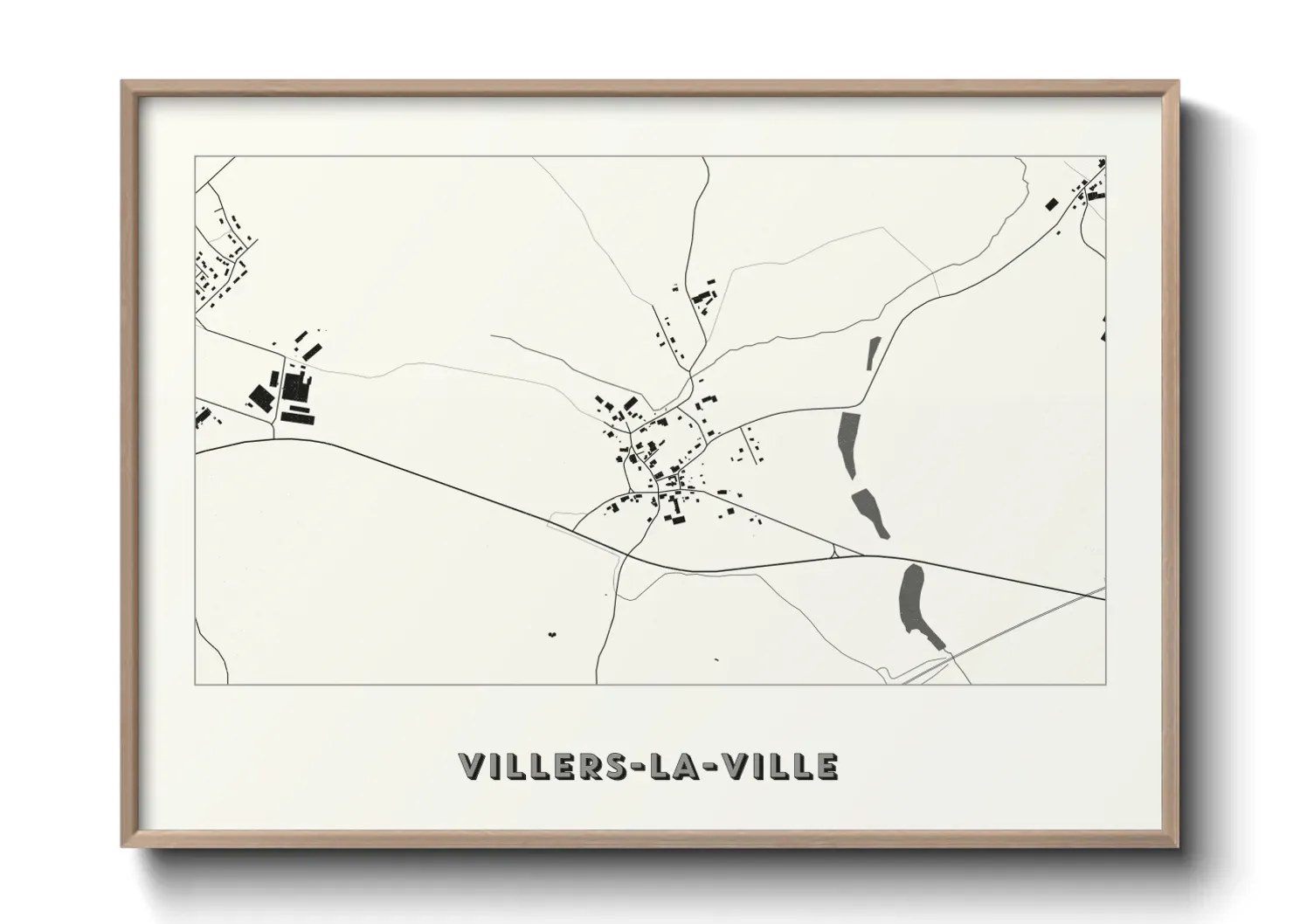 Un poster carteVillers-la-Ville