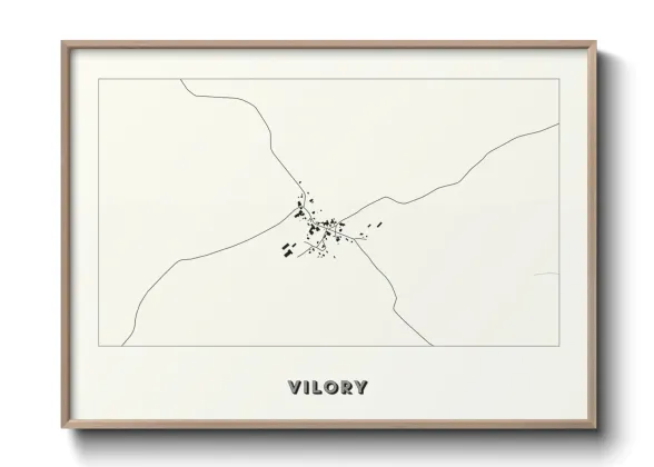 Une affiche de carte sur Vilory