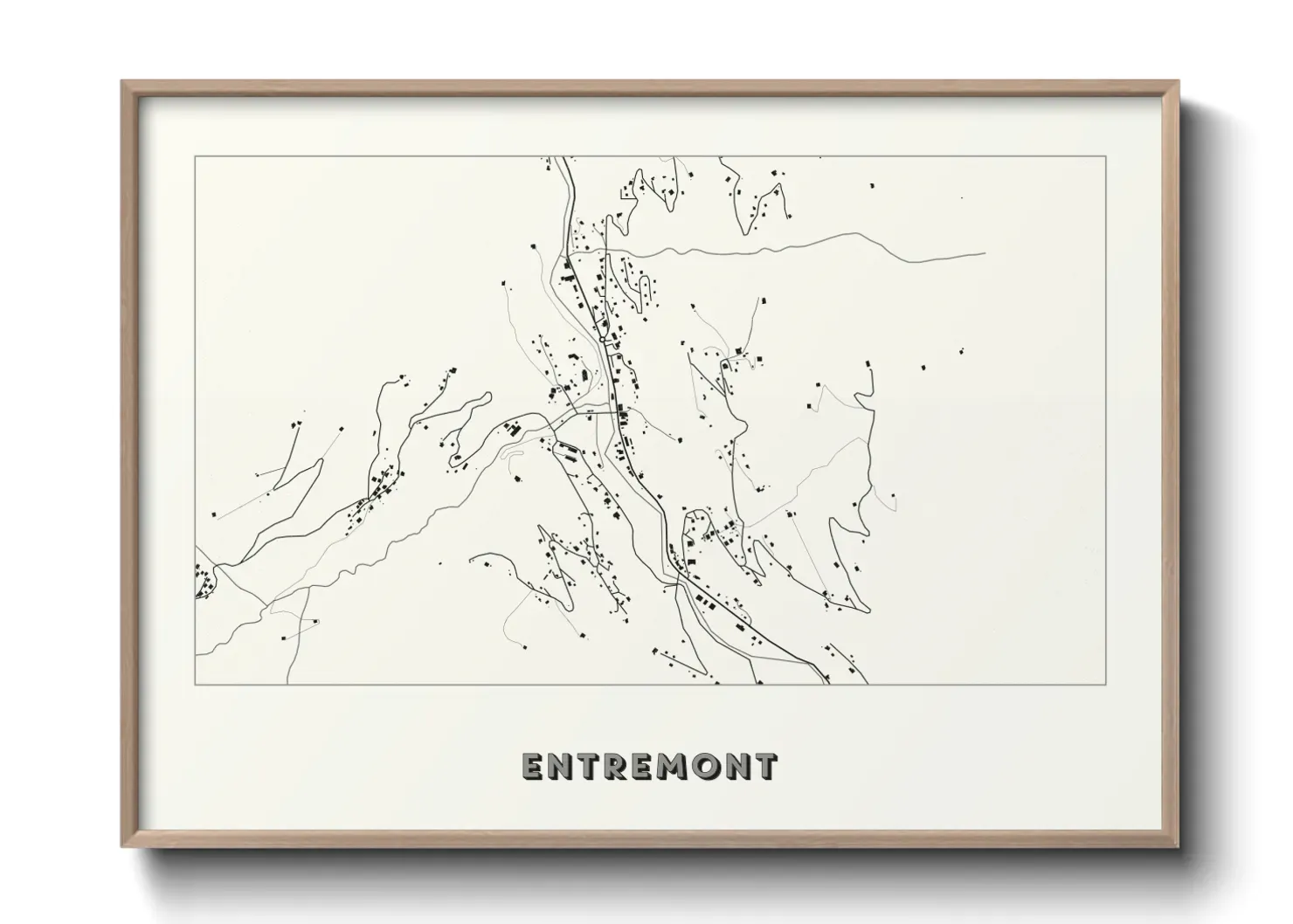 Un poster carteEntremont