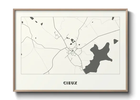 Une affiche de carte sur Cieux