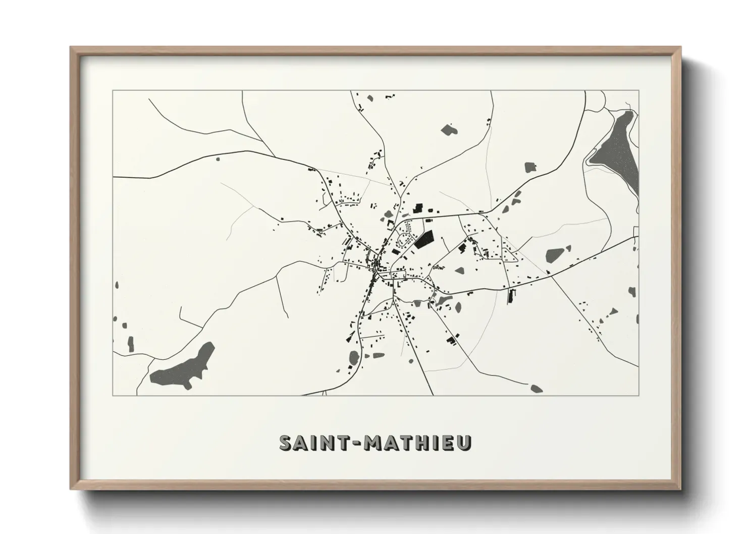 Un poster carteSaint-Mathieu