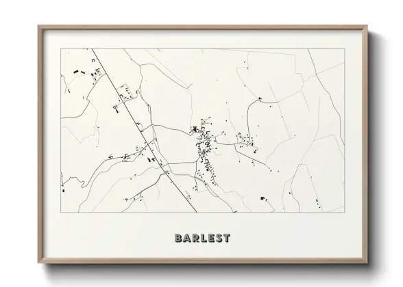 Une affiche de carte sur Barlest
