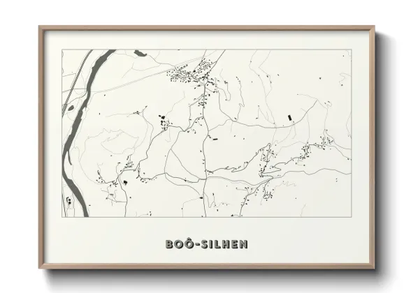 Une affiche de carte sur Boô-Silhen