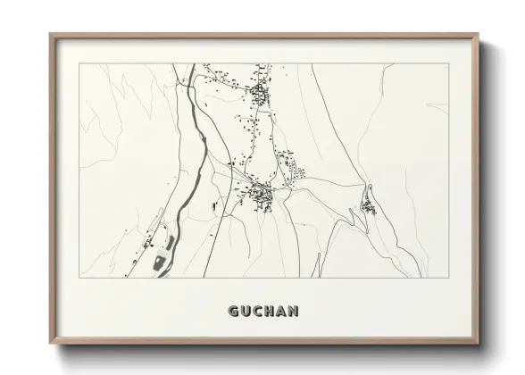 Une affiche de carte sur Guchan