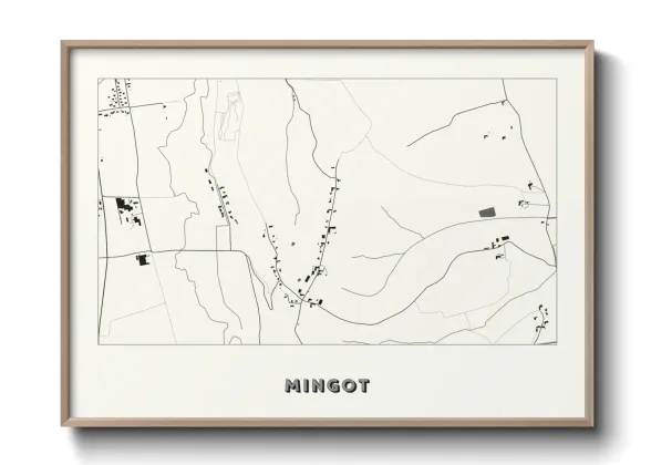 Une affiche de carte sur Mingot
