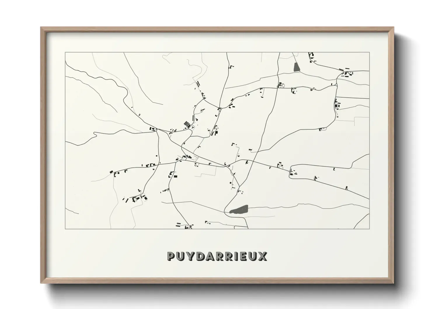 Un poster cartePuydarrieux