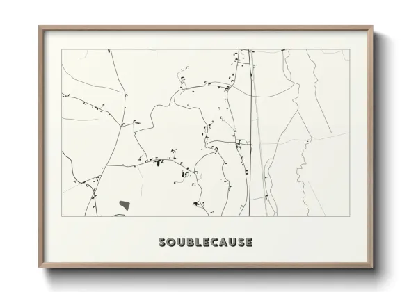 Une affiche de carte sur Soublecause