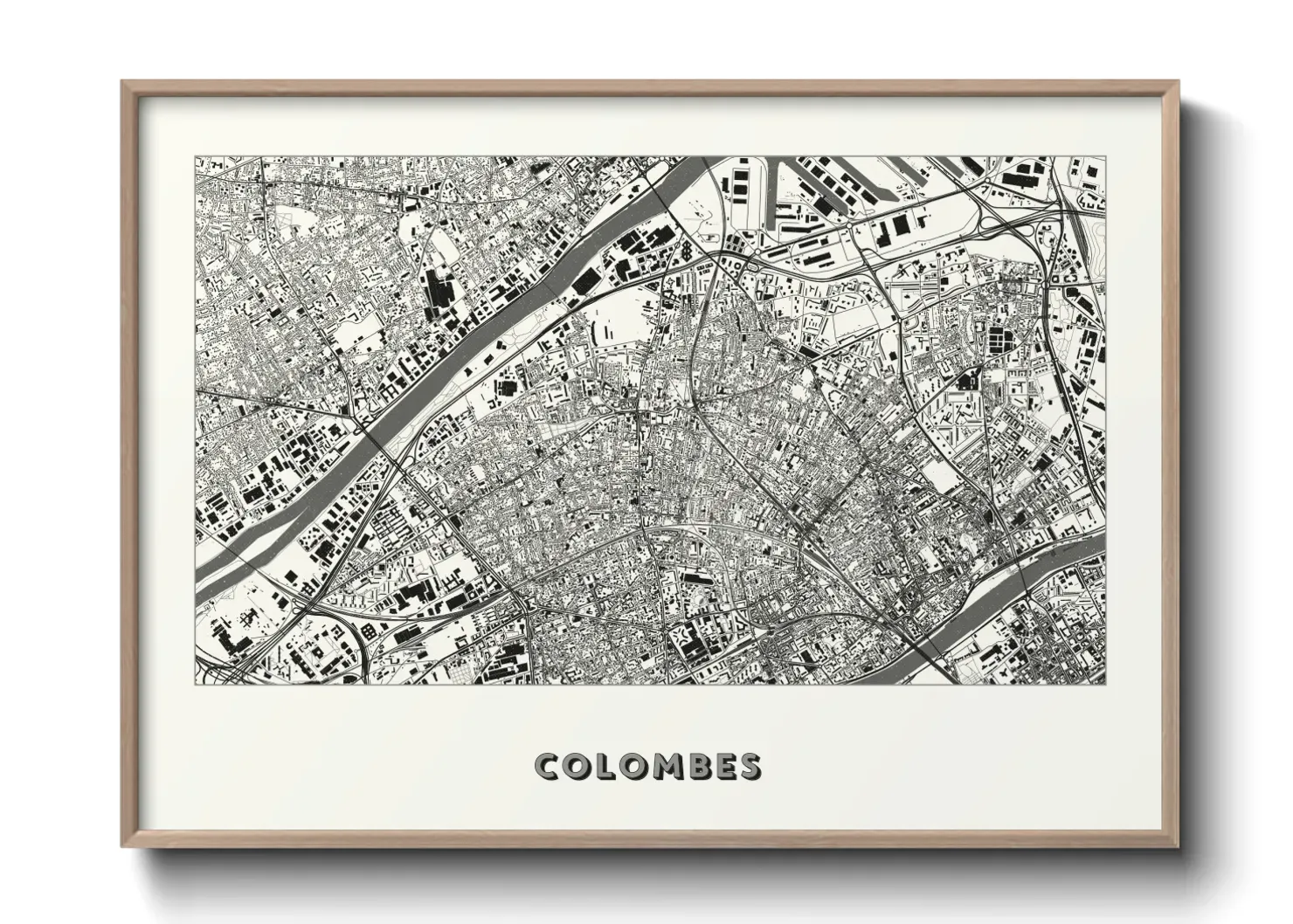 Un poster carteColombes