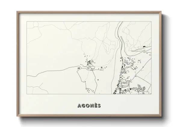 Une affiche de carte sur Agonès