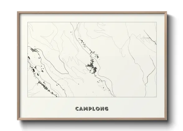 Une affiche de carte sur Camplong