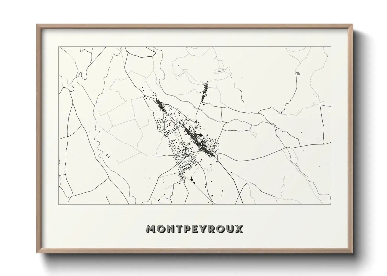 Un poster carteMontpeyroux