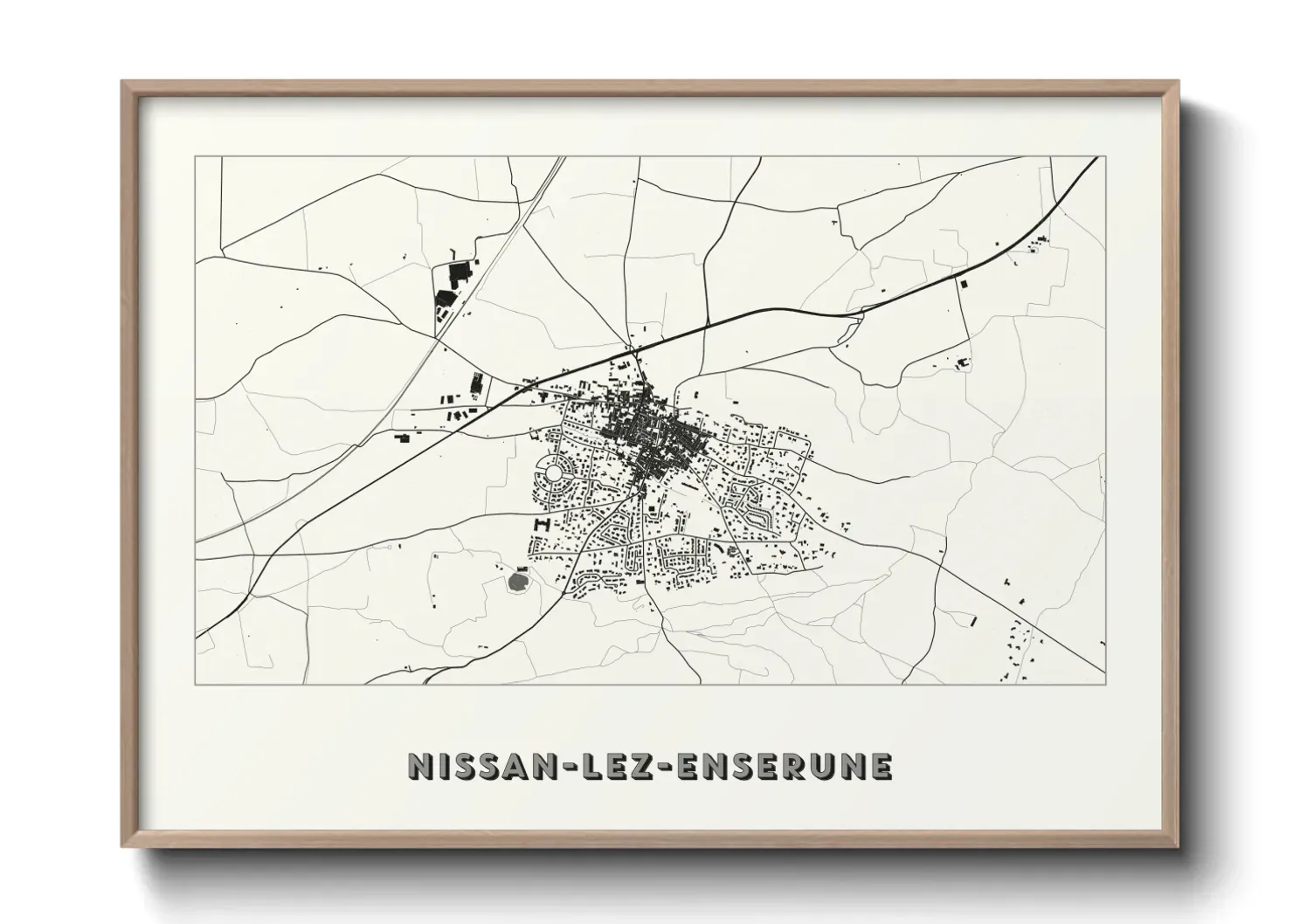 Un poster carteNissan-lez-Enserune