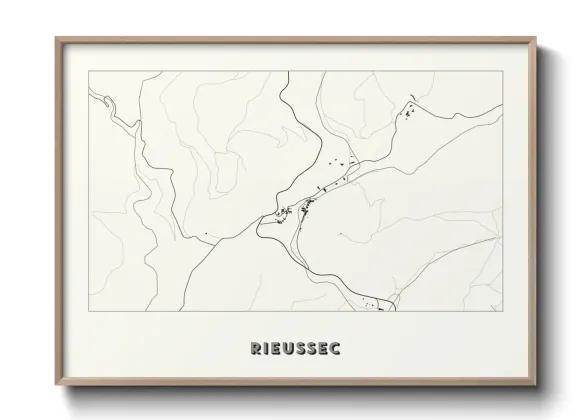 Une affiche de carte sur Rieussec