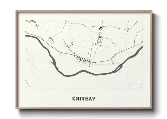 Une affiche de carte sur Chitray