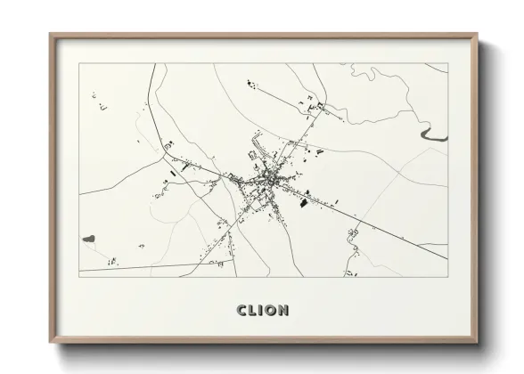 Une affiche de carte sur Clion