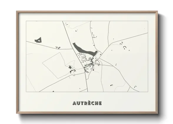 Une affiche de carte sur Autrèche