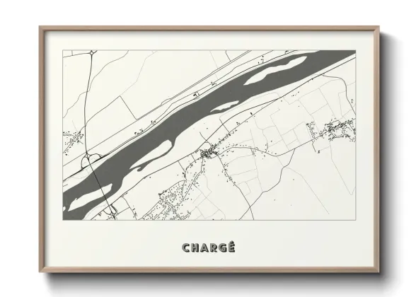 Une affiche de carte sur Chargé