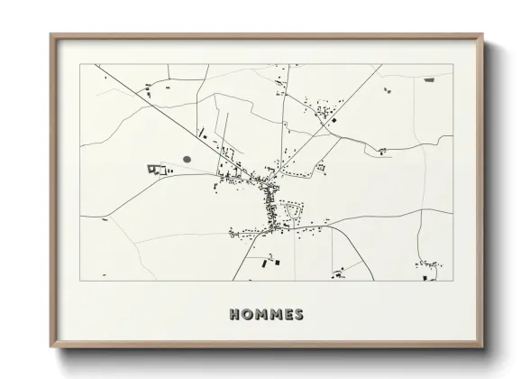 Une affiche de carte sur Hommes