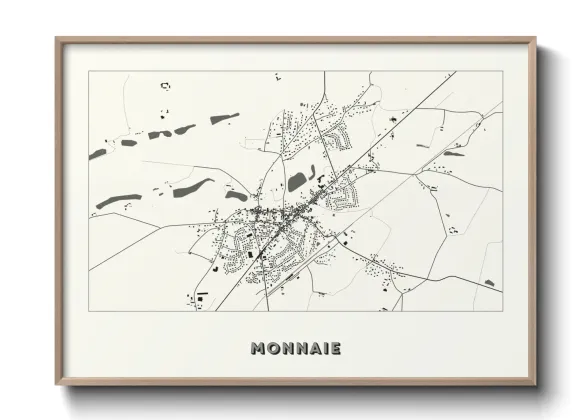 Une affiche de carte sur Monnaie