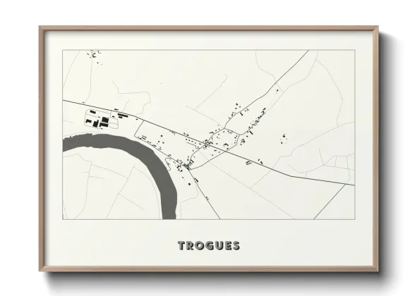 Une affiche de carte sur Trogues